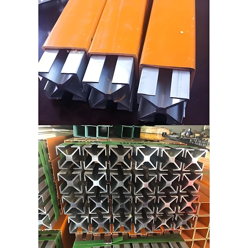 Guida per barra conduttrice in lega di alluminio 6063